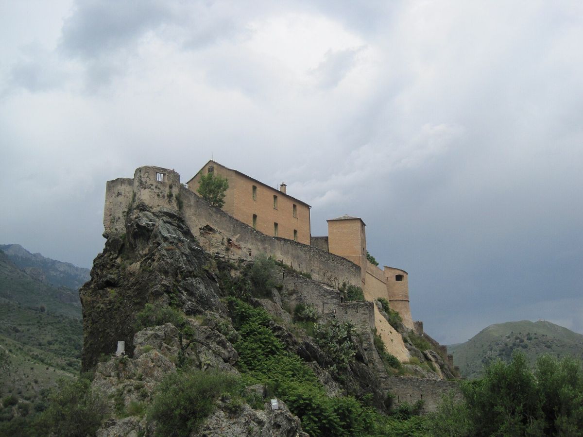 Citadelle de Corte au centre de la Corse