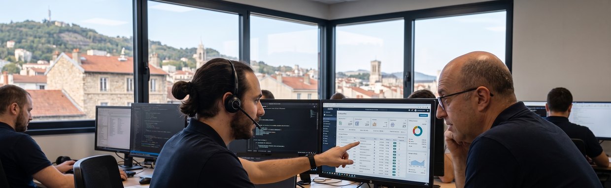 L'�quipe AVELIIS supervise les parcs informatiques de ses clients depuis Saint-�tienne